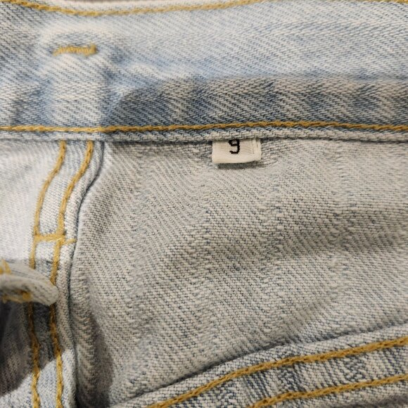 T.C.F.S. High Waist Juniors Denim Shorts - Picture 6 of 9